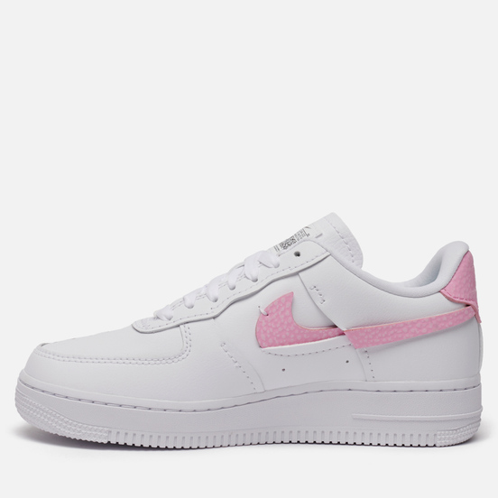 Женские кроссовки Nike Air Force 1 LXX Vandalised Snakeskin White/Bleached Aqua/Pink Rise