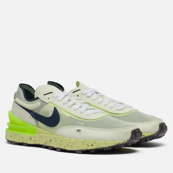 Мужские кроссовки Nike Waffle One Crater Lime Ice Lime Ice/Armory Navy/Volt/White