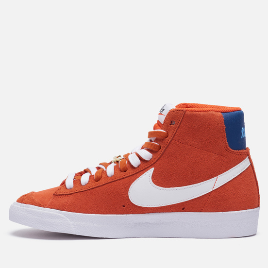 Мужские кроссовки Nike Blazer Mid 77 First Use Orange/White/Deep Royal Blue