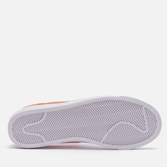 Женские кроссовки Nike Blazer Low 77 White/Orange/University Gold