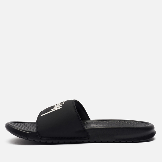 Мужские сланцы Nike x Stussy Benassi Black/Sail