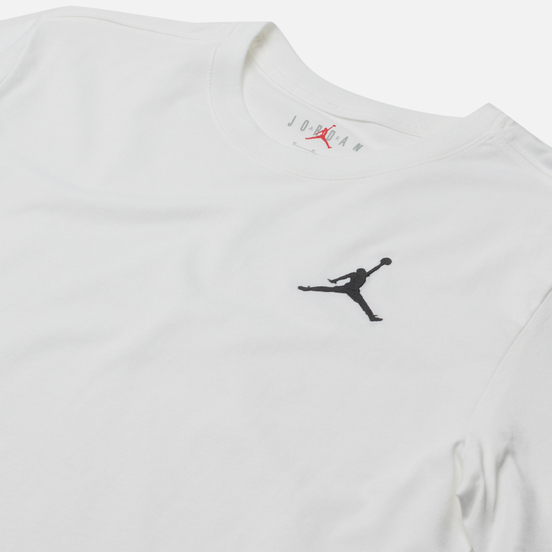 Мужская футболка Jordan Jumpman Embroidered Crew White/Black