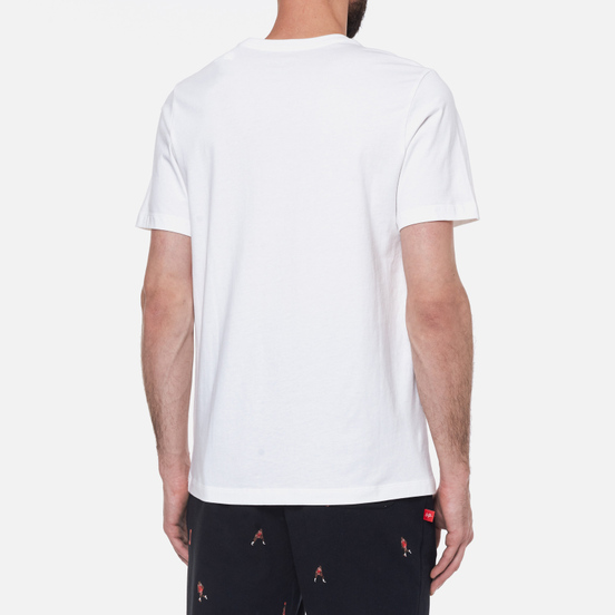 Мужская футболка Jordan Jumpman Embroidered Crew White/Black