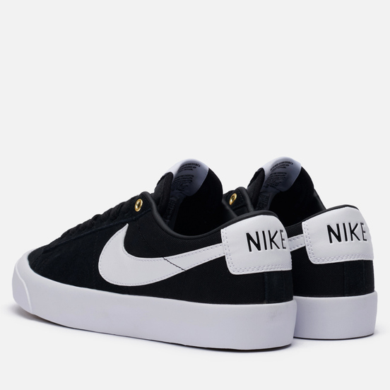 Мужские кроссовки Nike SB Zoom Blazer Low Pro GT Black/White/Black/Gum Light Brown
