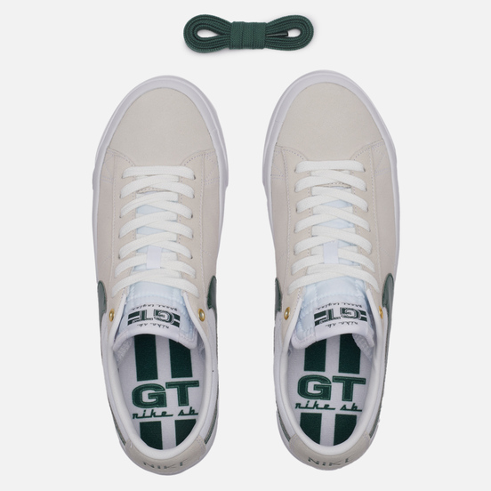 Мужские кроссовки Nike SB Zoom Blazer Low Pro GT White/Fir/White/Gum Light Brown