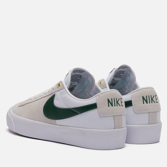 Мужские кроссовки Nike SB Zoom Blazer Low Pro GT White/Fir/White/Gum Light Brown