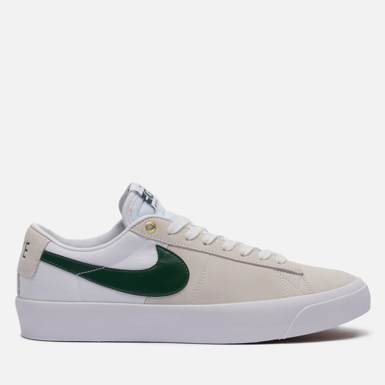 Мужские кроссовки Nike SB Zoom Blazer Low Pro GT White/Fir/White/Gum Light Brown