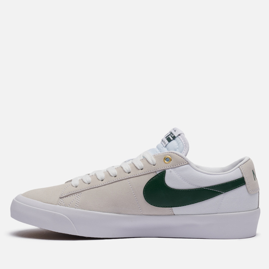 Мужские кроссовки Nike SB Zoom Blazer Low Pro GT White/Fir/White/Gum Light Brown