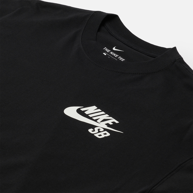 Мужская футболка Nike SB, цвет чёрный, размер XL DC7817-010 Logo - фото 2
