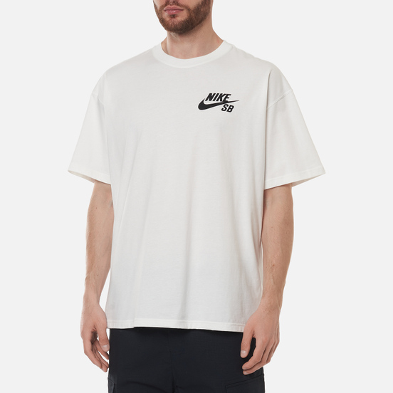 Мужская футболка Nike SB Logo White/Black