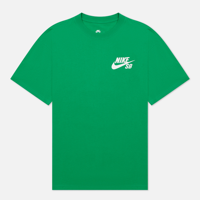 Мужская футболка Nike SB, цвет зелёный, размер XXL