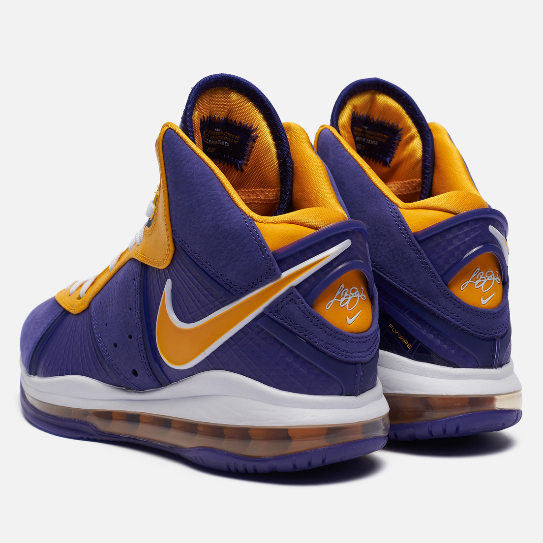 Nike Мужские кроссовки LeBron VIII QS Lakers