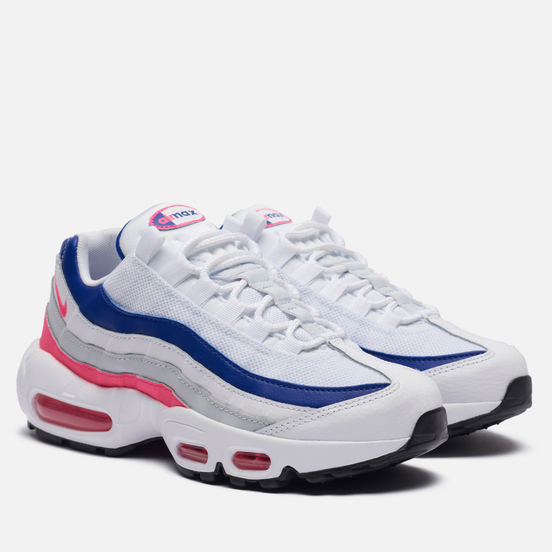 Женские кроссовки Nike Air Max 95 White/Hyper Pink/Concord/Pure Platinum