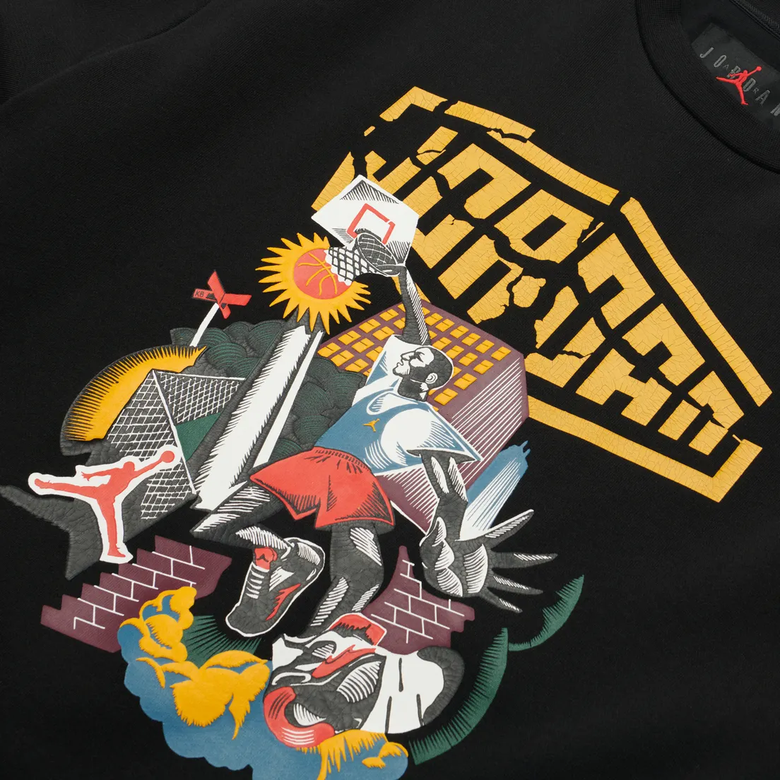 Jordan Мужская толстовка Sport DNA HBR Fleece Crew