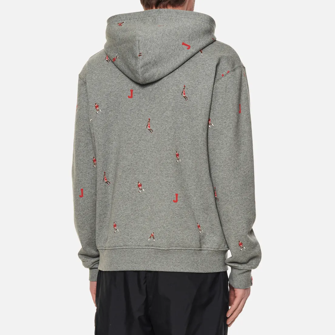 Jordan Мужская толстовка Essentials Jumpman AOP Fleece Hoodie