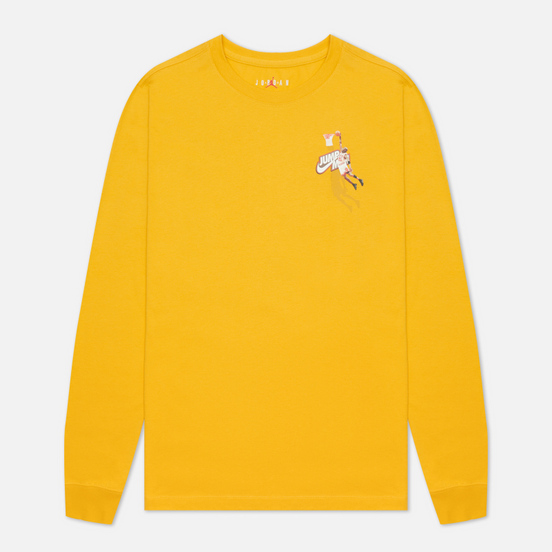 Мужской лонгслив Jordan Jumpman Crew Pollen/Chile Red