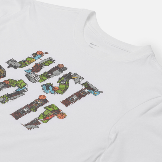 Мужская футболка Nike Just Do It Basketball White