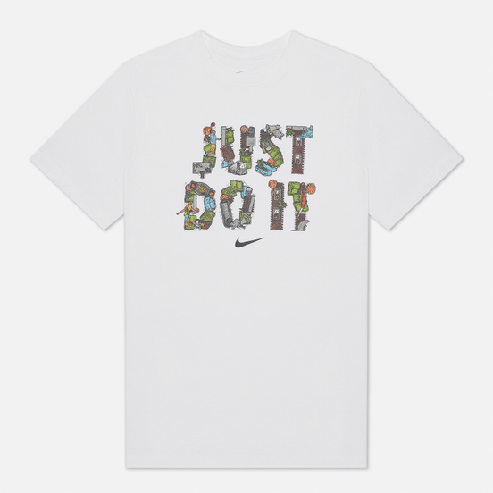 Мужская футболка Nike Just Do It Basketball White