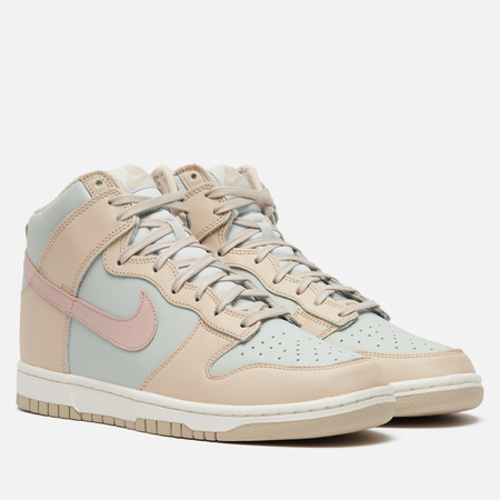 Кроссовки Nike Wmns Dunk High, цвет бежевый, размер 44.5 EU