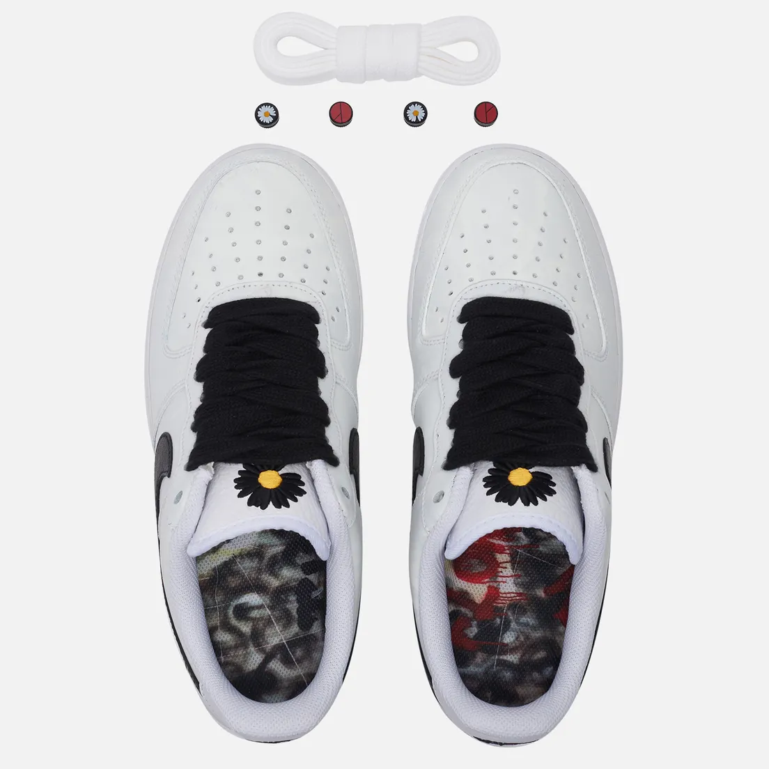 Nike Мужские кроссовки x PEACEMINUSONE Air Force 1 '07 Para-Noise