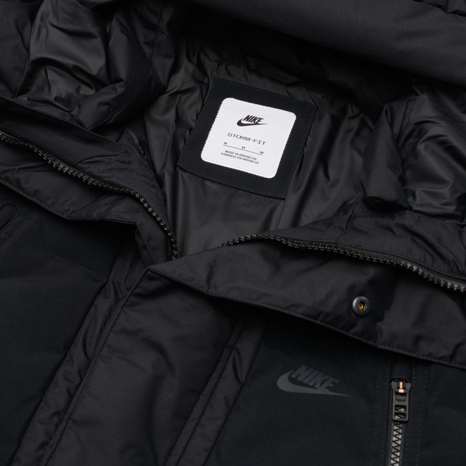 Мужская куртка парка Nike, цвет чёрный, размер S DD6838-010 Storm-Fit City Series - фото 2