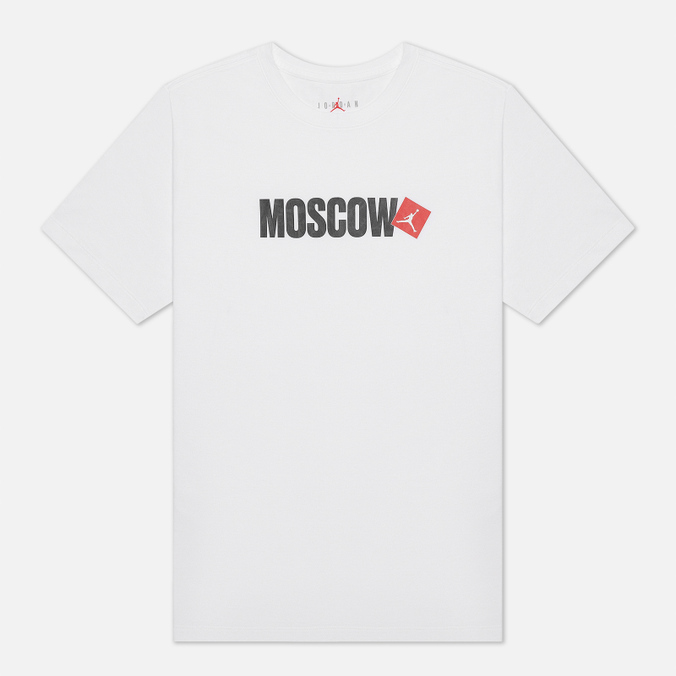Мужская футболка Jordan, цвет белый, размер XS DD8038-100 Moscow City - фото 1