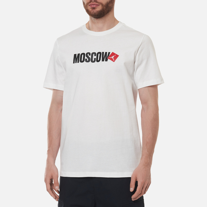 Мужская футболка Jordan, цвет белый, размер XS DD8038-100 Moscow City - фото 3