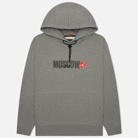 Мужская толстовка Jordan Moscow City Hoodie, цвет серый, размер XS