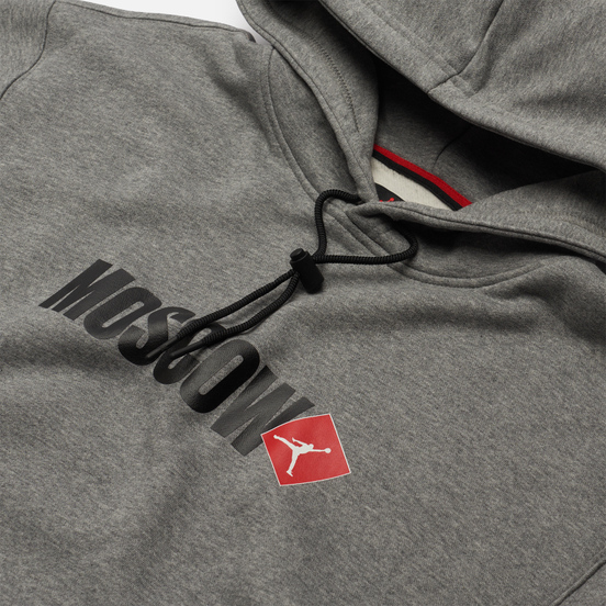 Мужская толстовка Jordan Moscow City Hoodie Carbon Heather