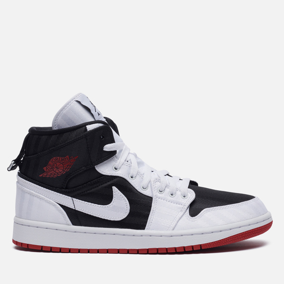 Женские кроссовки Jordan Wmns Air Jordan 1 Mid SE Utility Black/White/Gym Red