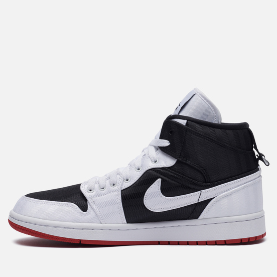 Женские кроссовки Jordan Wmns Air Jordan 1 Mid SE Utility Black/White/Gym Red