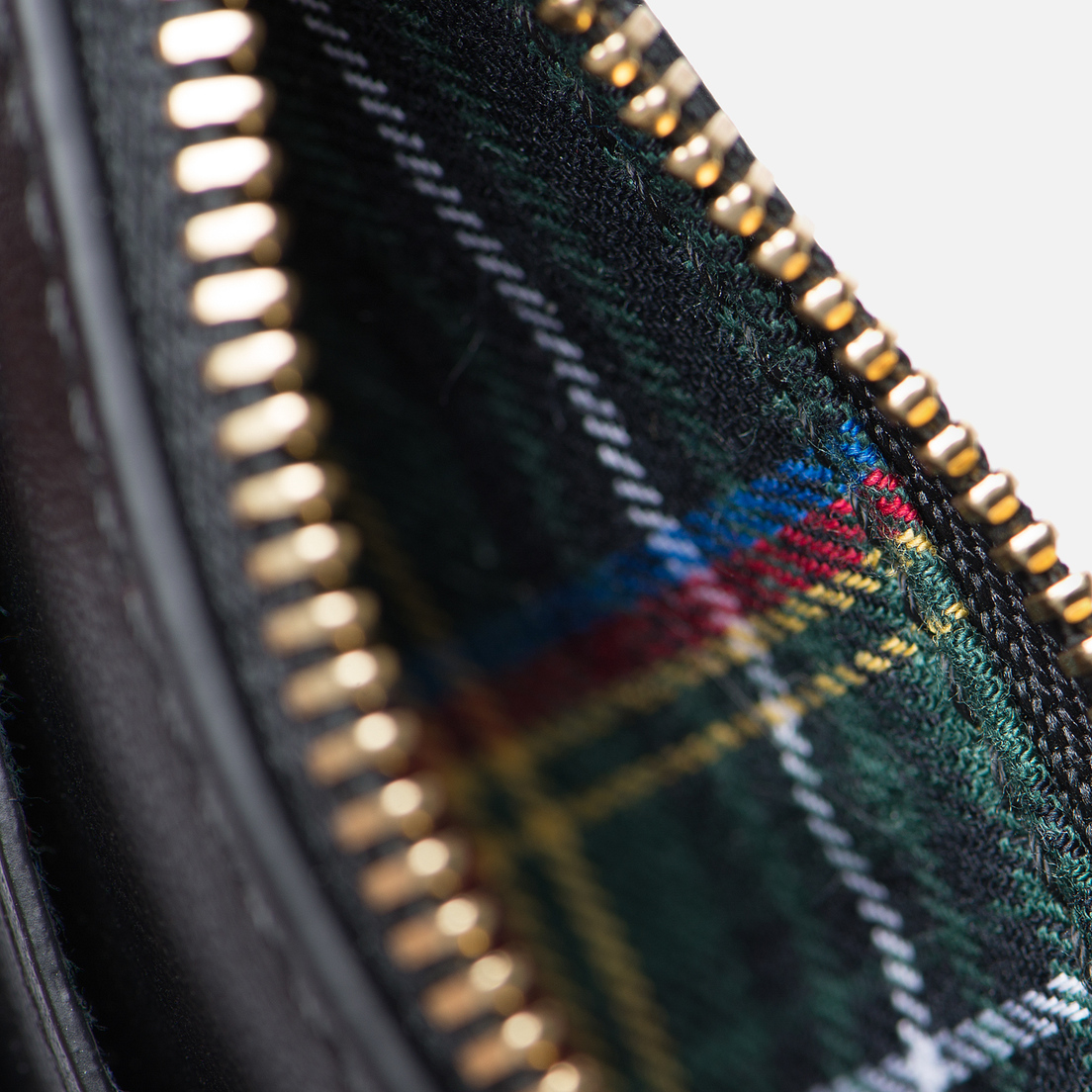 Maison Kitsune Держатель для карт Tricolor Zipped Leather
