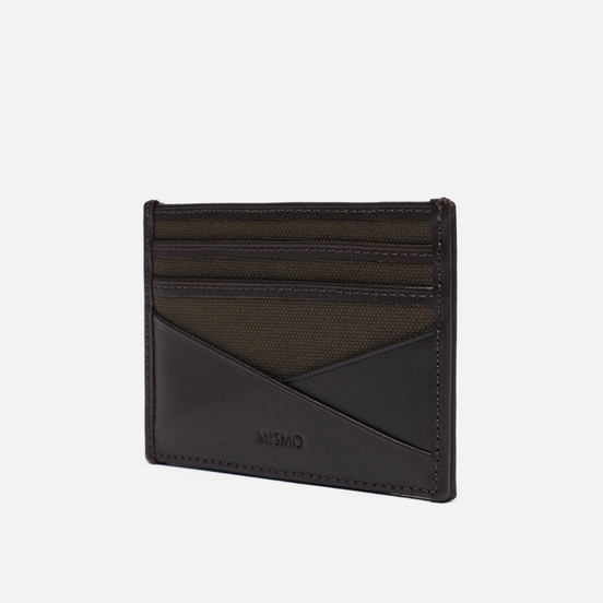 Держатель для карточек Mismo M/S Cardholder Army/Dark Brown
