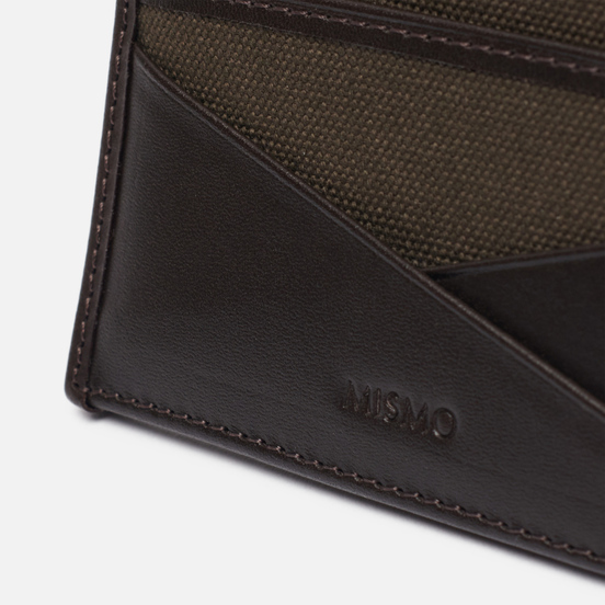 Держатель для карточек Mismo M/S Cardholder Army/Dark Brown