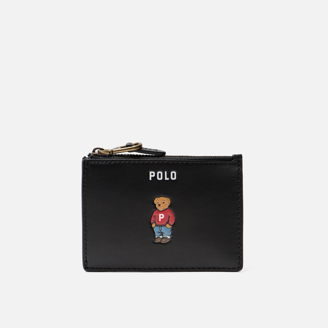 Polo Ralph Lauren Держатель для карт Bear Embroidered Nappa Zip