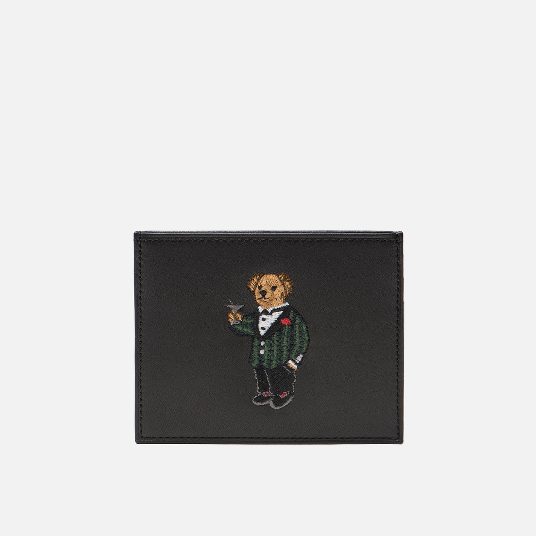 Polo Ralph Lauren Держатель для карт Tartan Bear Smooth Leather