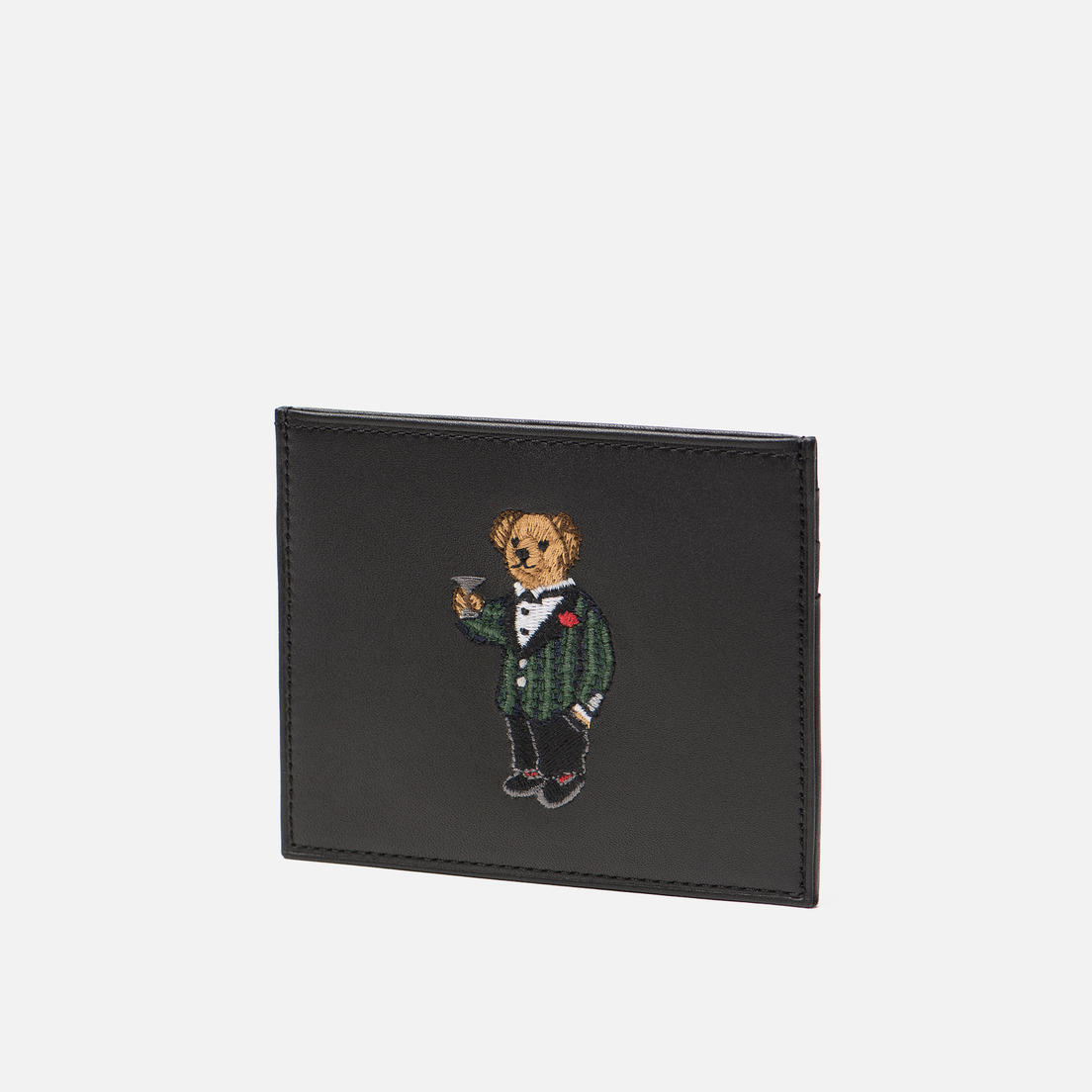 Polo Ralph Lauren Держатель для карт Tartan Bear Smooth Leather