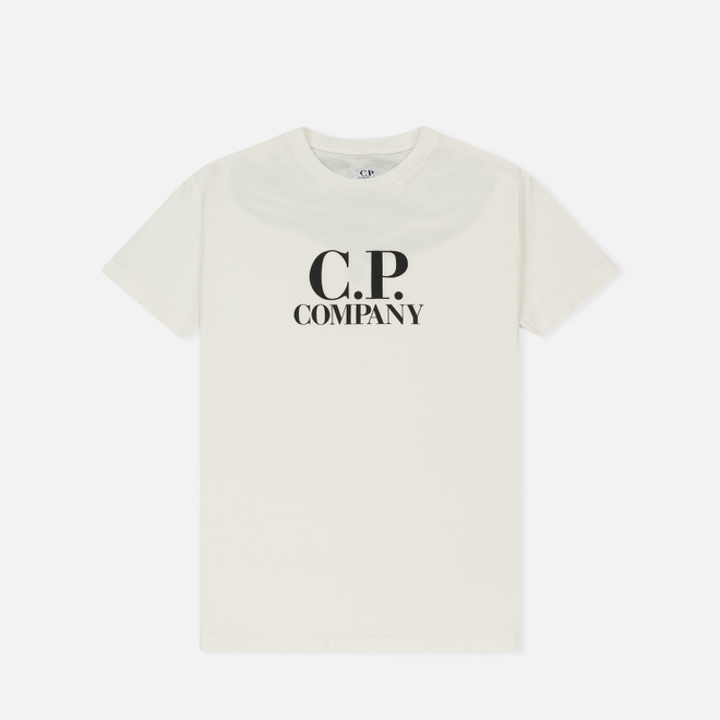 Детская футболка C.P. Company U16 Sailor Logo Print White