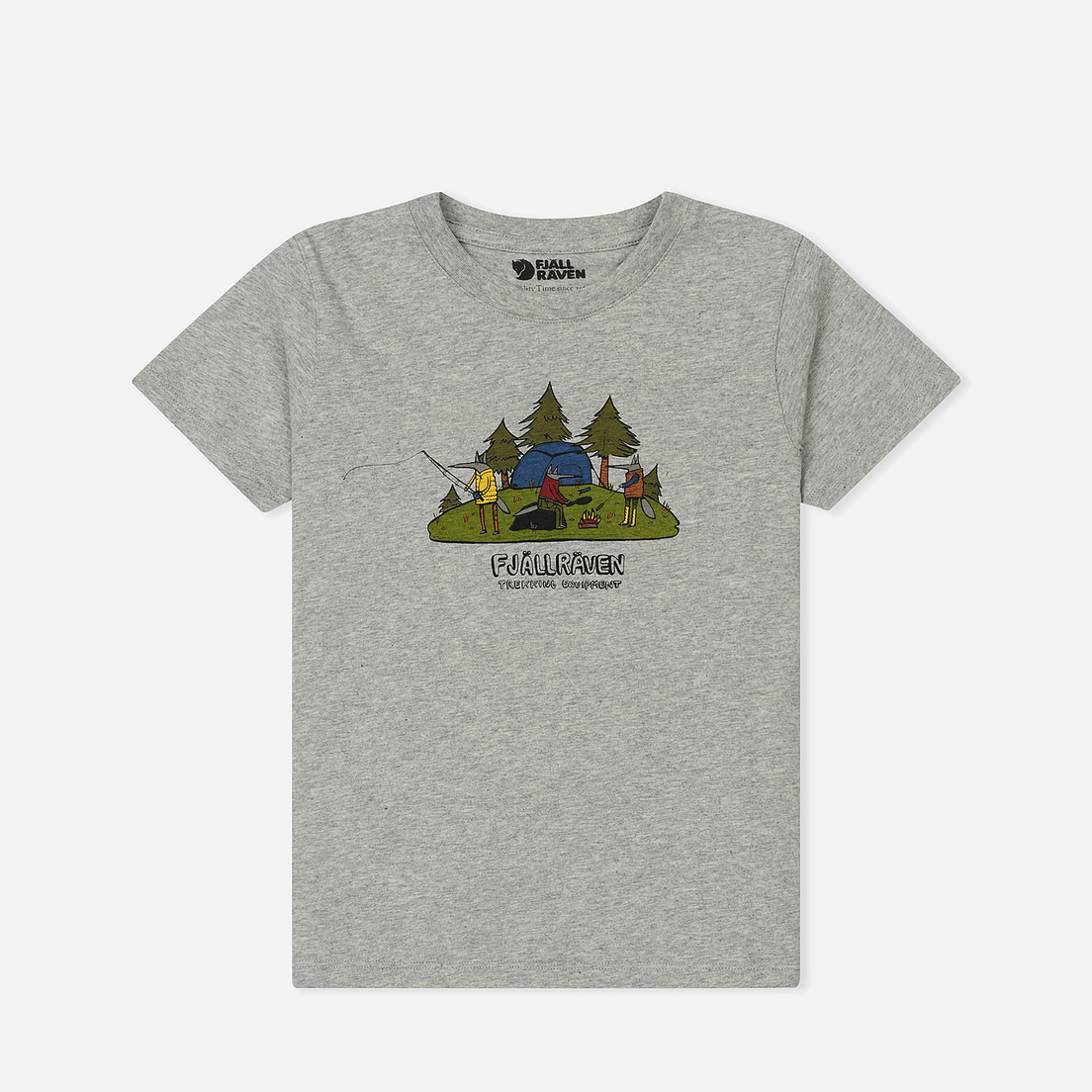 Fjallraven Детская футболка Kids Camping Foxes