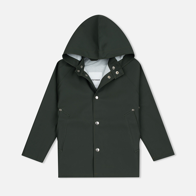 Детская куртка дождевик Stutterheim Stockholm Mini Green