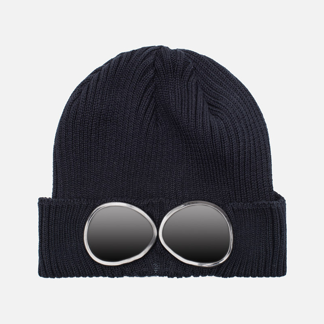 Детская шапка C.P. Company U16 Berretto Goggle Navy