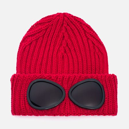 Детская шапка C.P. Company U16 Iconic Goggle Red