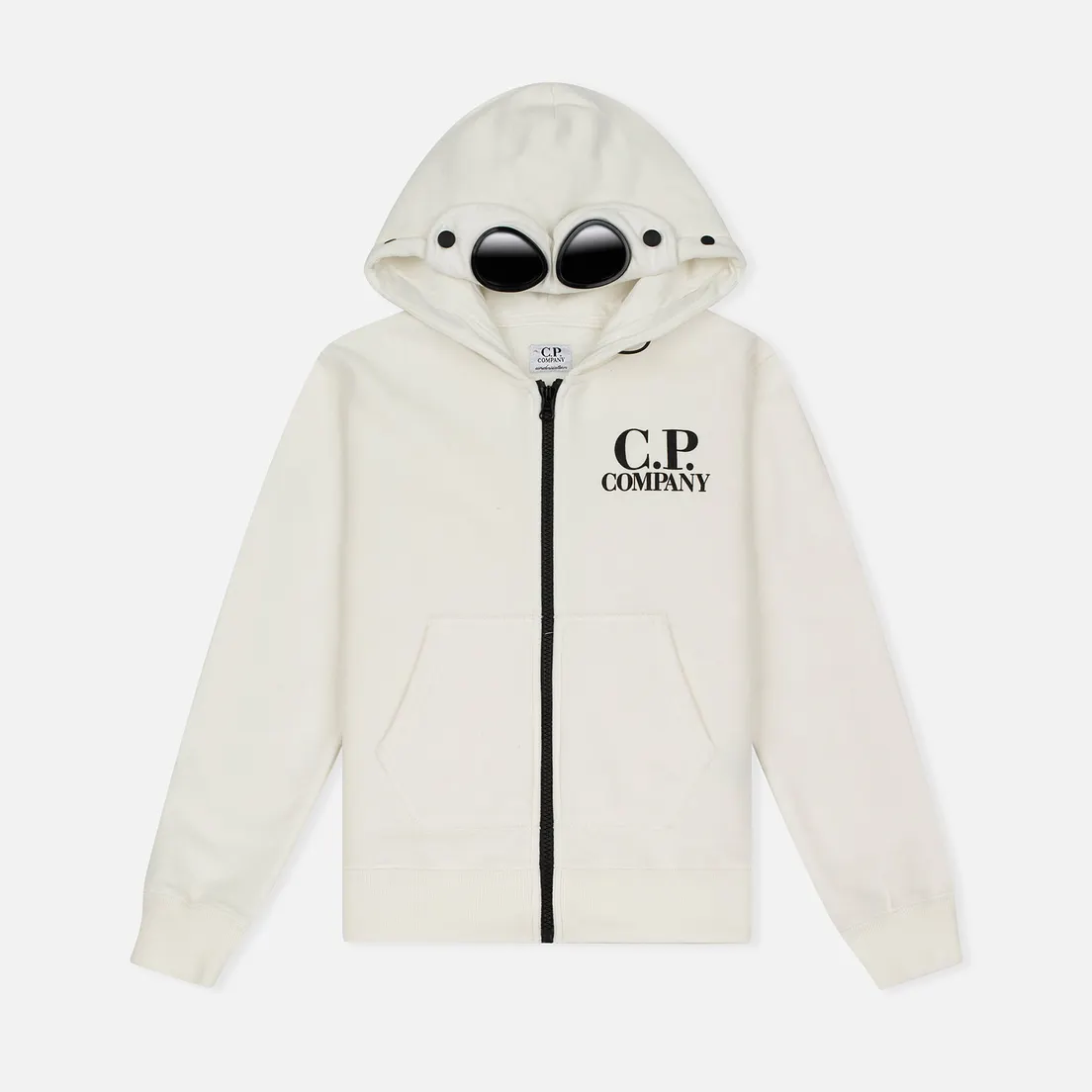 C.P. Company U16 Детская толстовка Cotton Fleece Hooded Zip Google