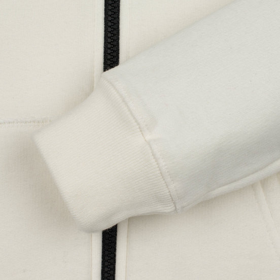 Детская толстовка C.P. Company U16 Cotton Fleece Hooded Zip Google White