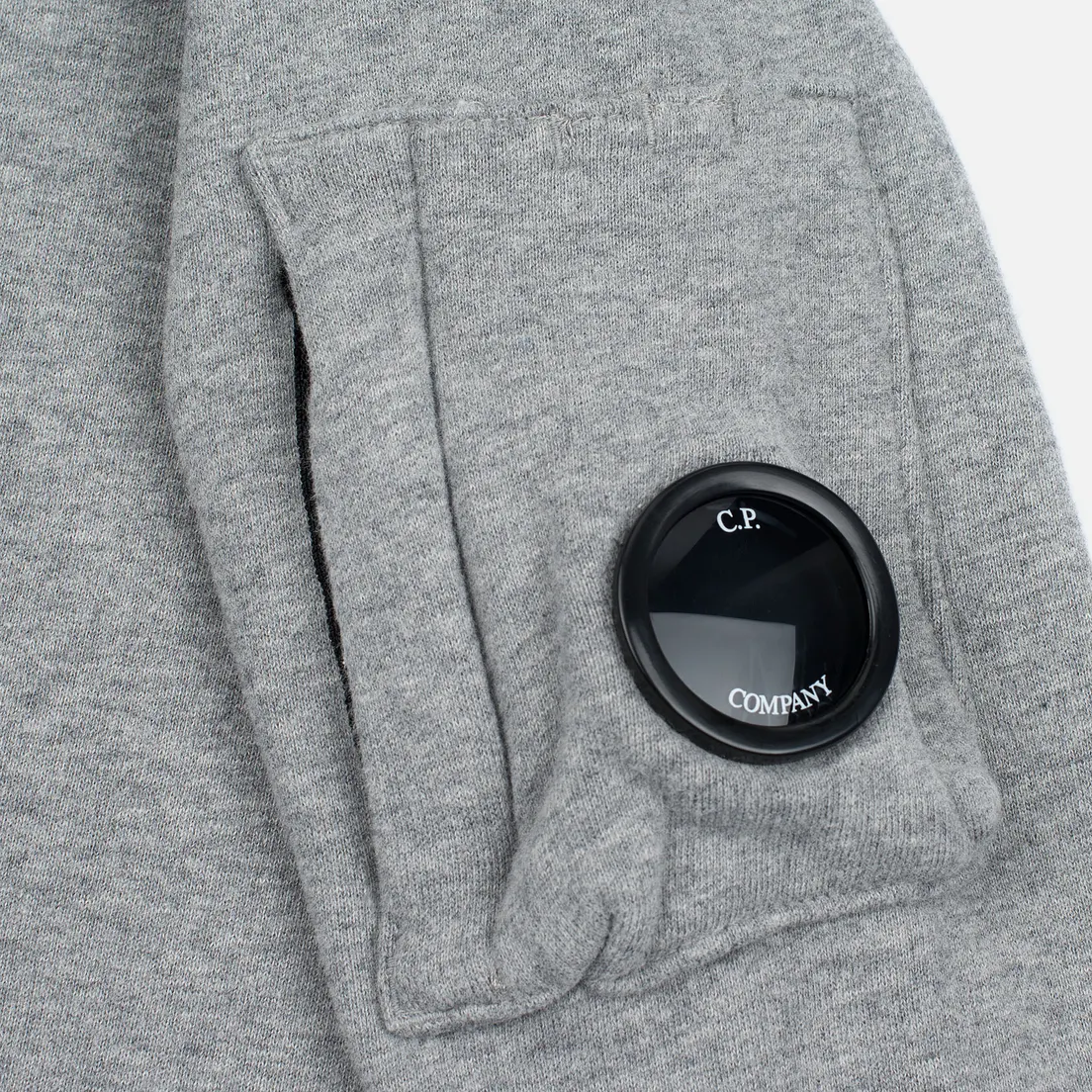 C.P. Company U16 Детская толстовка Cotton Fleece Lens Crew Neck Reflective Logo