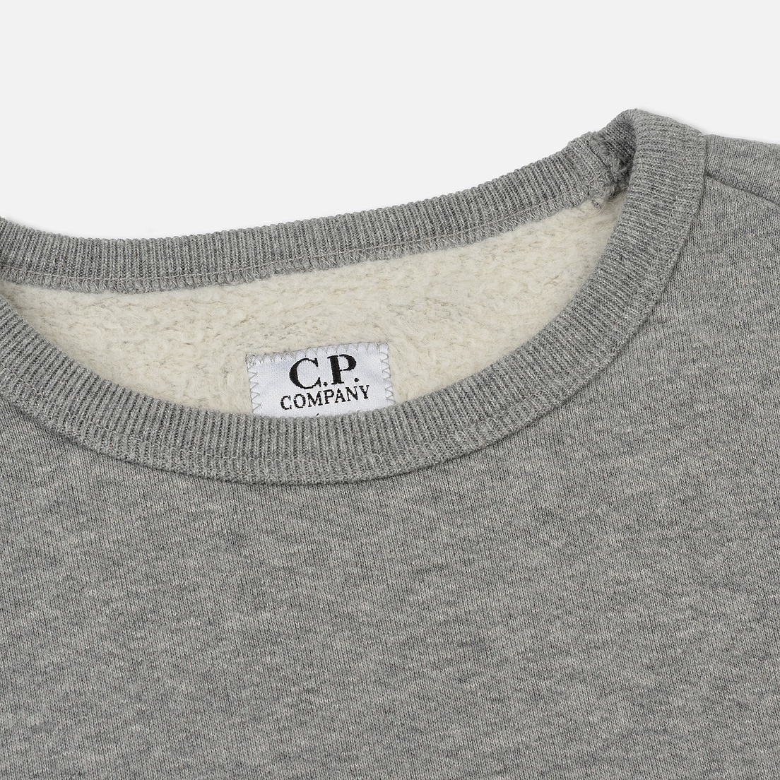 C.P. Company U16 Детская толстовка Cotton Fleece Lens Logo Crew