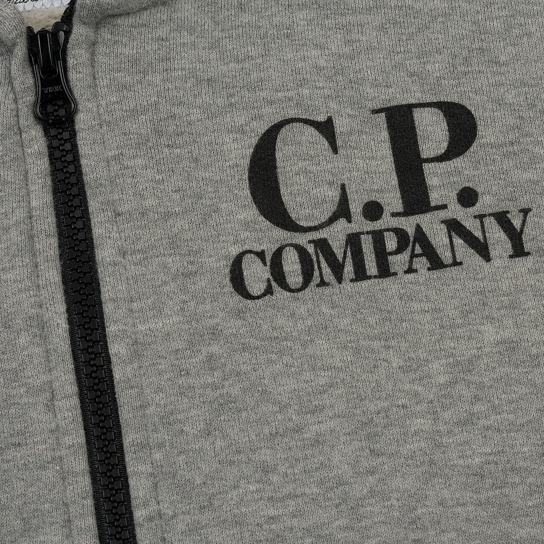 C.P. Company U16 Детская толстовка Fleece Goggle Zip Logo
