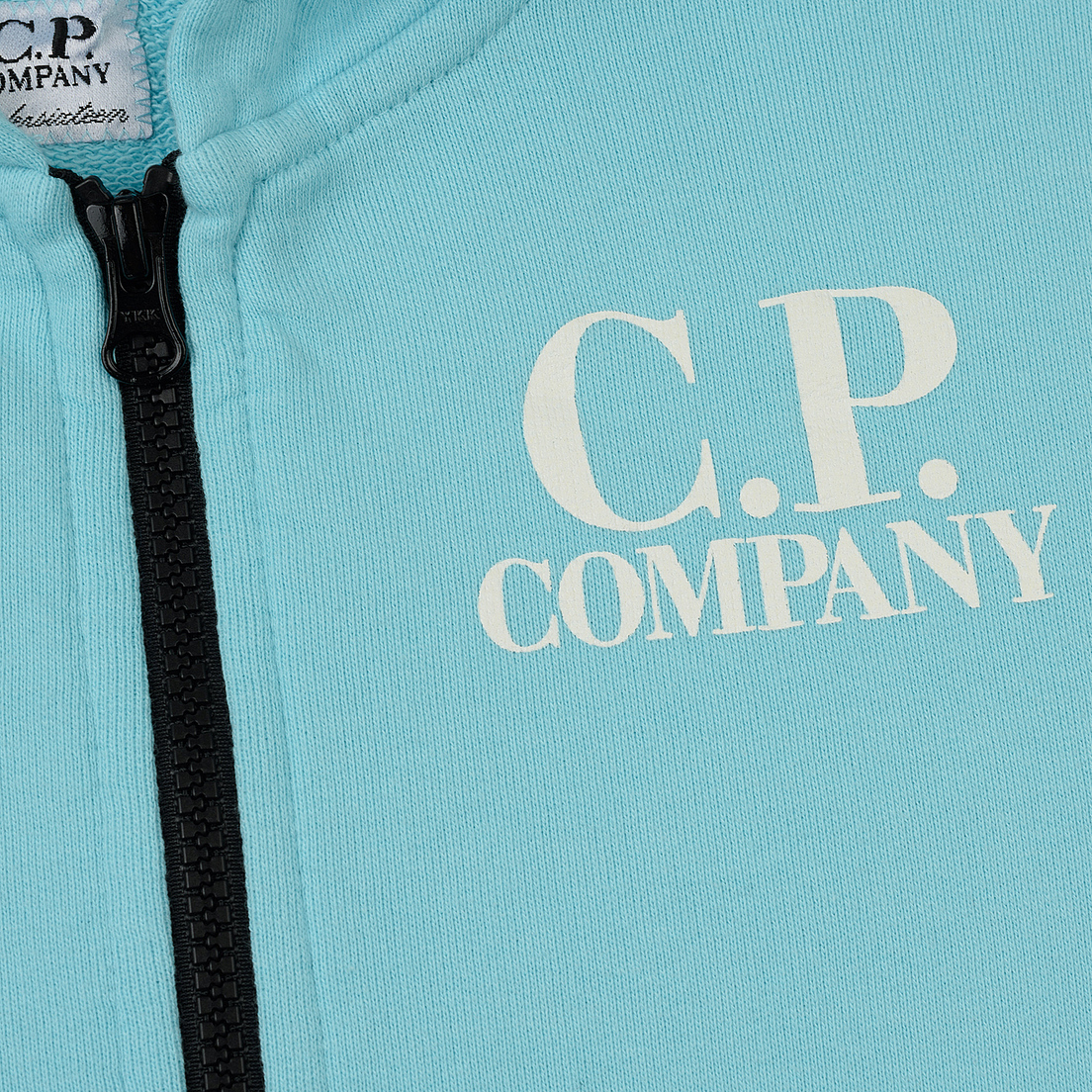 C.P. Company U16 Детская толстовка Fleece Hooded Open Logo Goggle