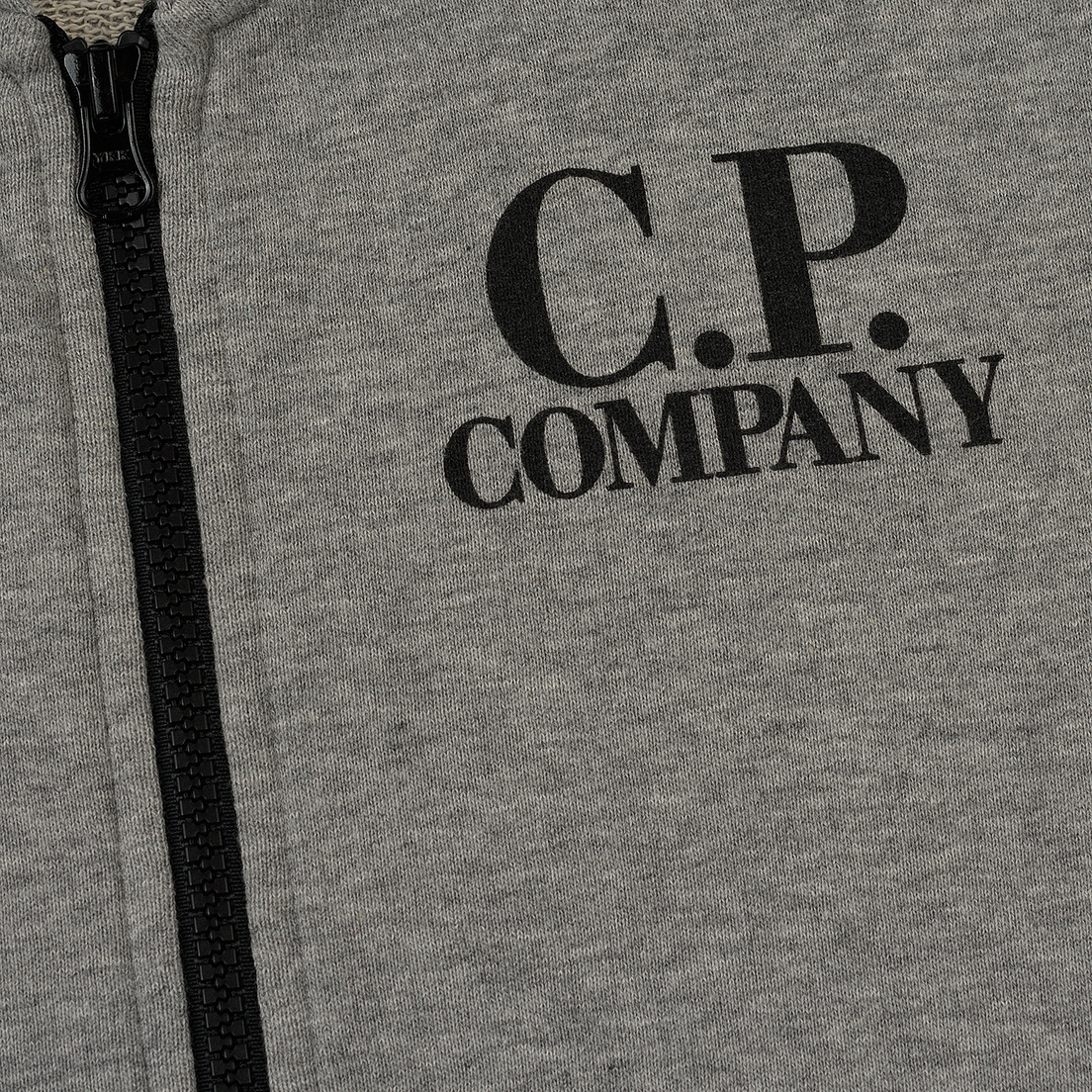 C.P. Company U16 Детская толстовка Fleece Hooded Open Logo Goggle