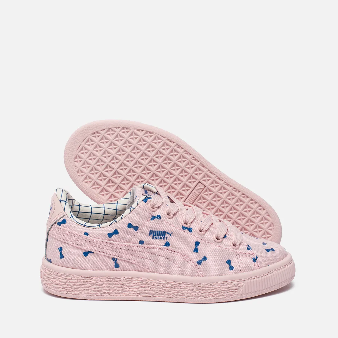 Puma Детские кроссовки x tinycottons Basket Canvas PS